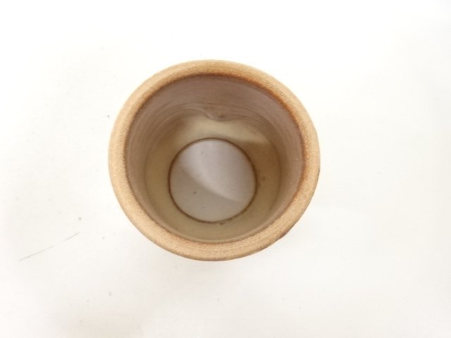  萩焼　城山窯造　竹節　蓋置